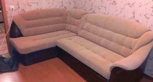 Перетяжка углового дивана. Славянск-на-Кубани